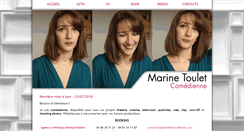 Desktop Screenshot of marinetoulet.com